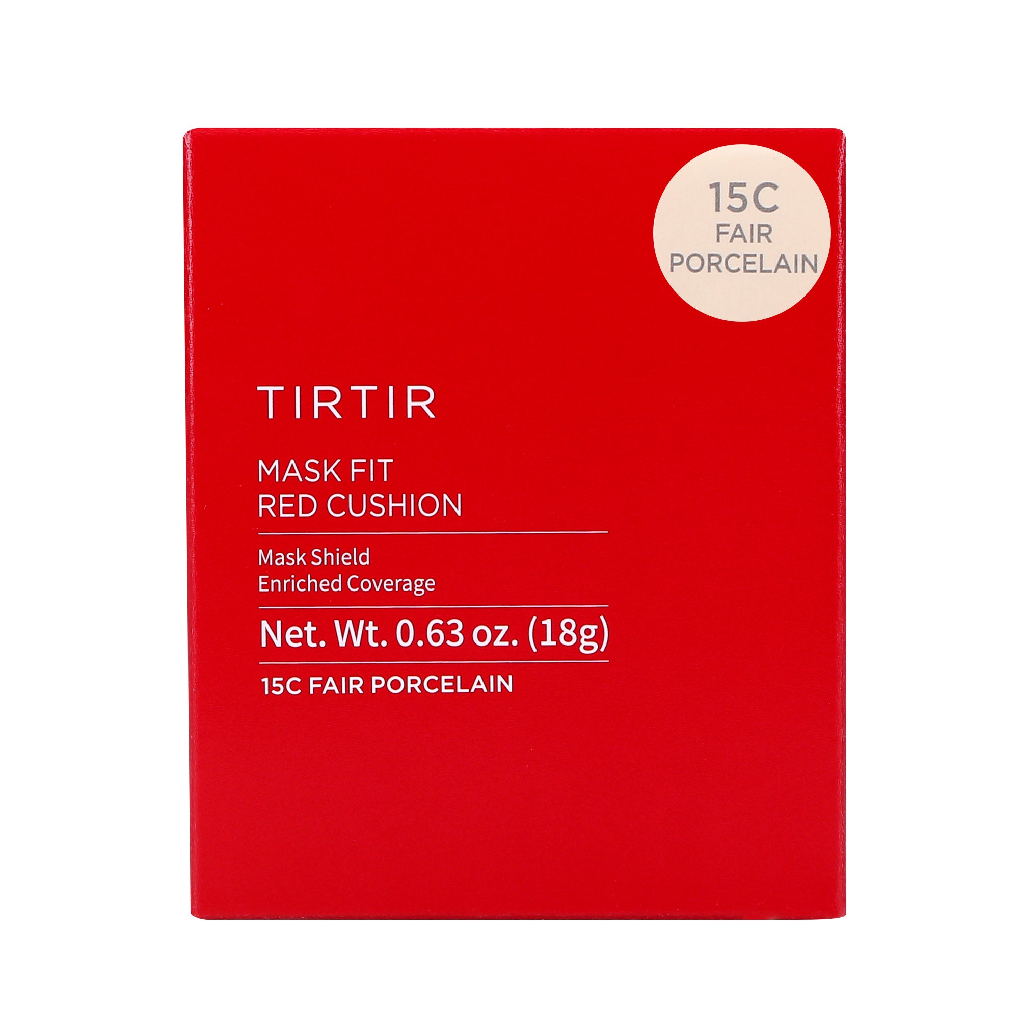 TIRTIR MASK FIT RED MINI CUSHION SPF40 PA++ Langanhaltende Gesichtsgrundierung 18 g #3