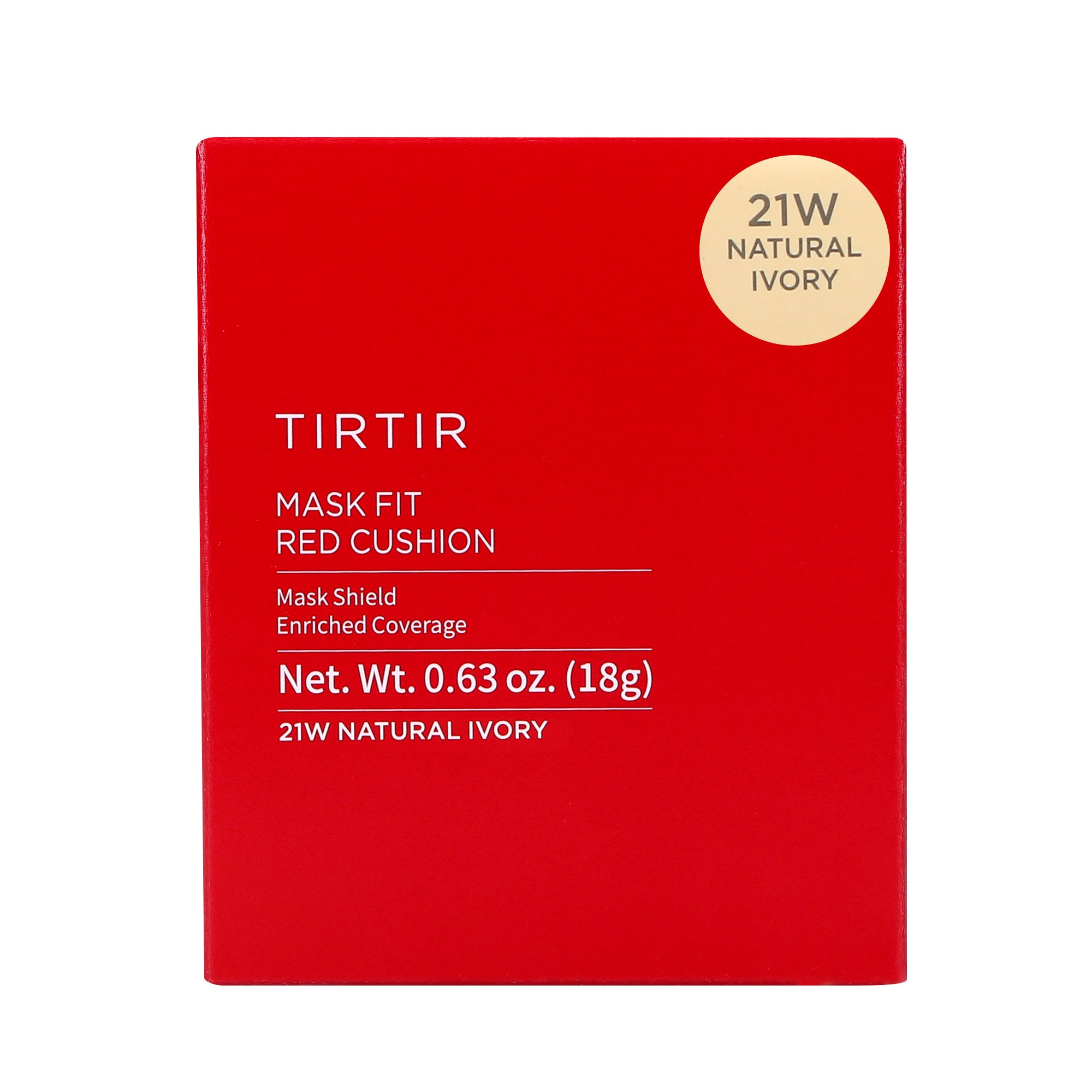 TIRTIR MASK FIT RED MINI CUSHION SPF40 PA++ Langanhaltende Gesichtsgrundierung 18 g #6