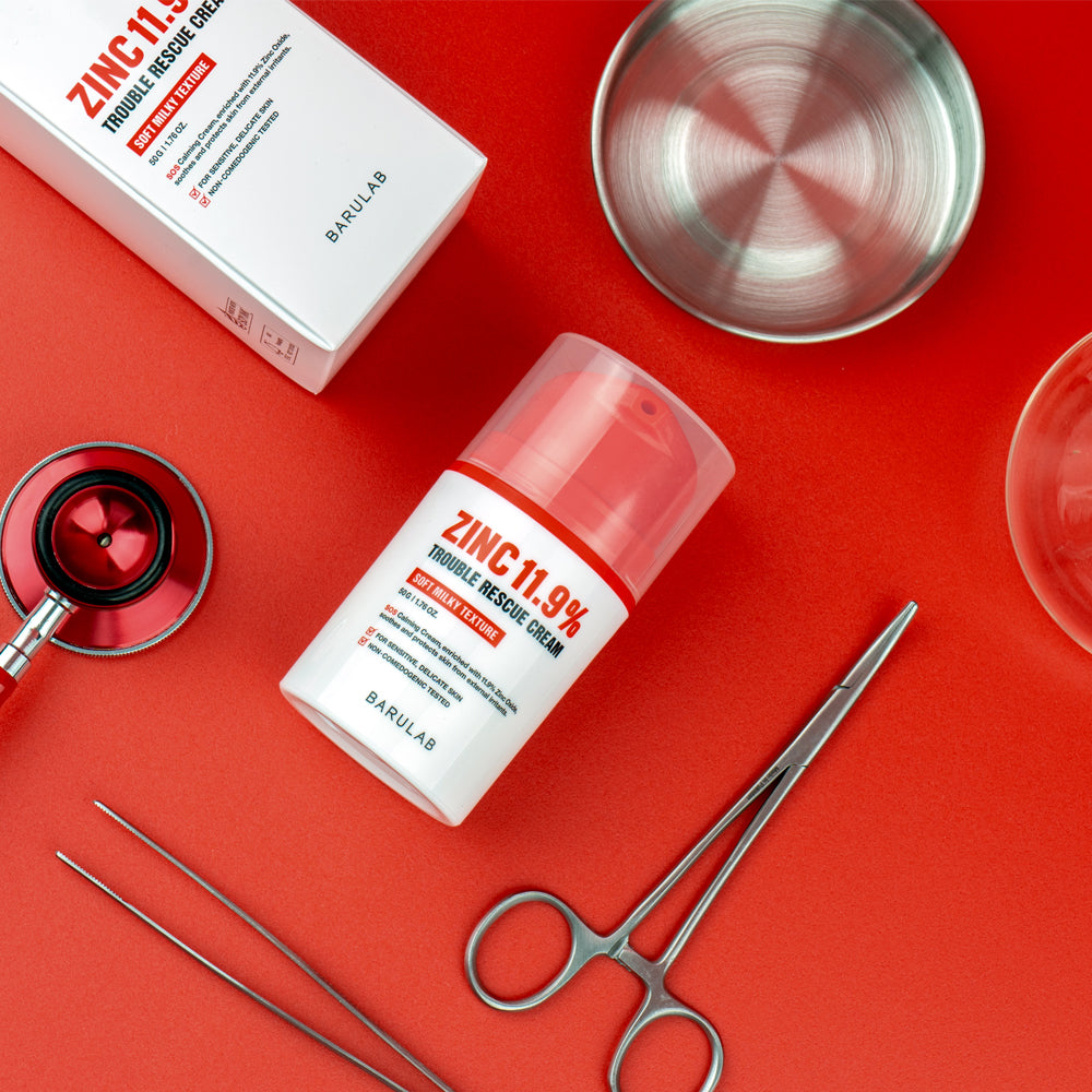 BARULAB ZINC 11,9% TROUBLE RESCUE CREAM Zklidňující záchranný krém se zinkem 11,9% 50 g #6