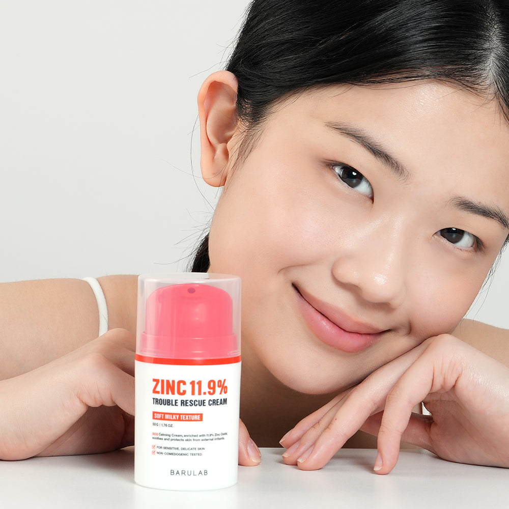 BARULAB ZINC 11,9% TROUBLE RESCUE CREAM Zklidňující záchranný krém se zinkem 11,9% 50 g #3