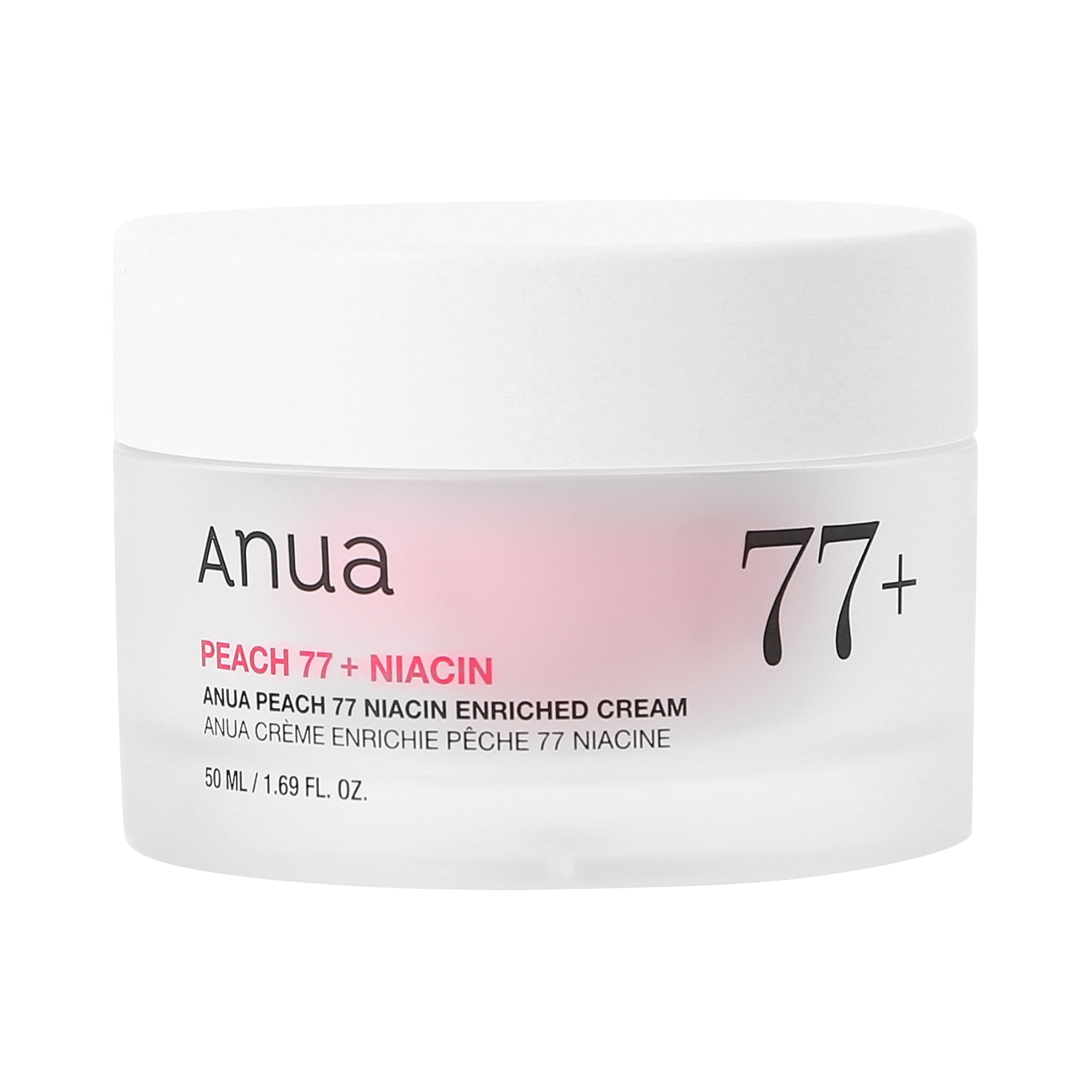 ANUA PEACH NIACIN 77% Crème visage nourrissante à la niacinamide et à l'extrait de pêche 50 ml