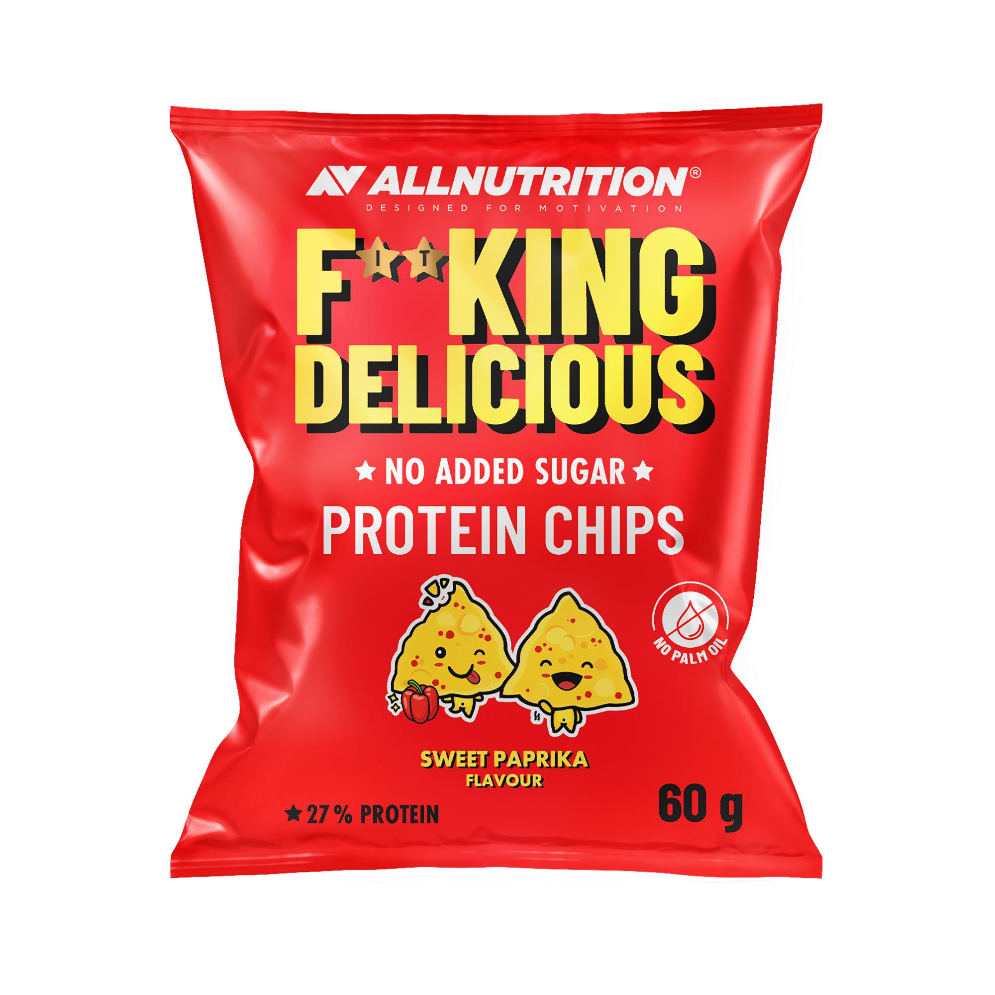 ALLNUTRITION FITKING DELICIOUS PROTEIN Chipsy białkowe – sweet paprika 60 g