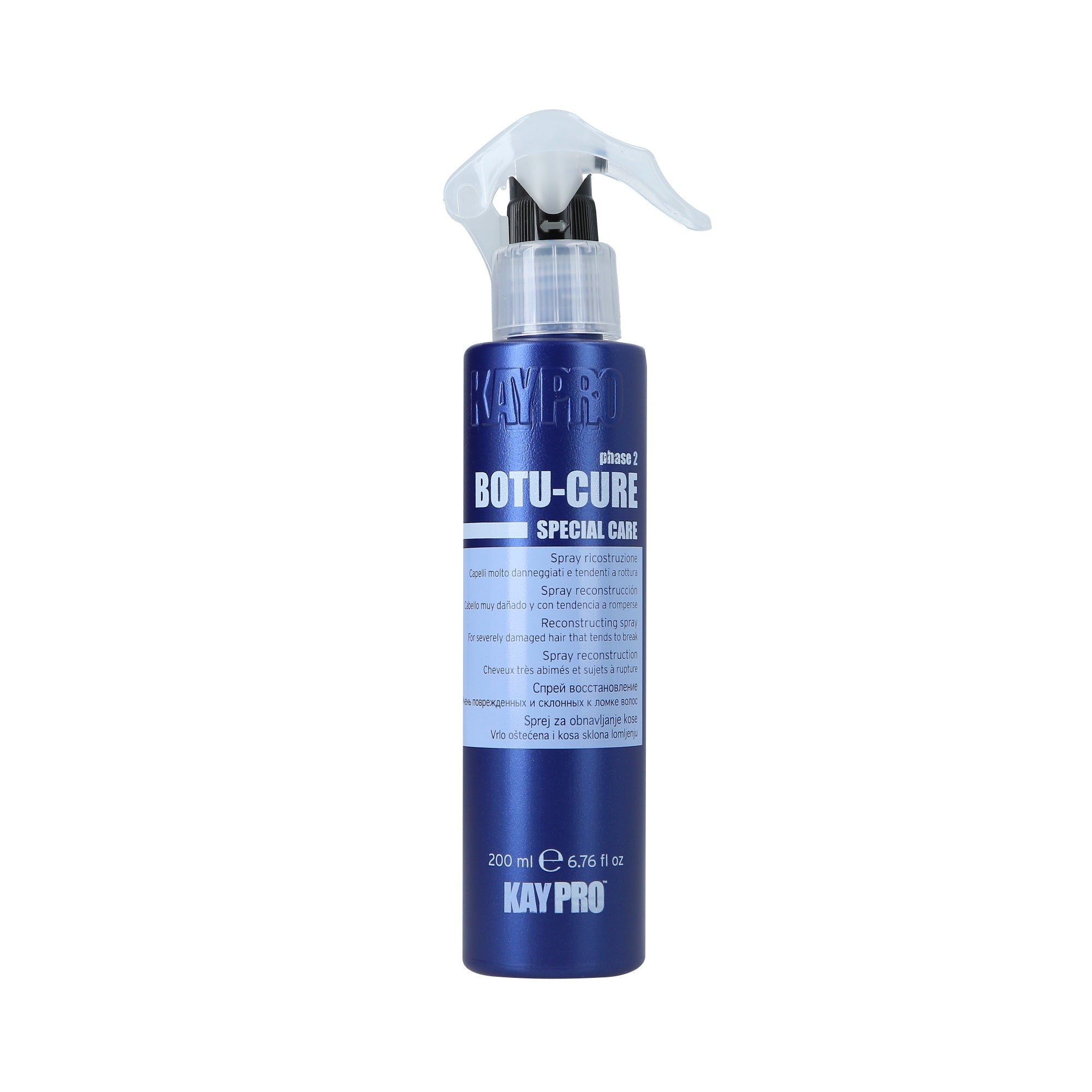 KAYPRO BOTU-CURE PHASE 2 Spray Régénérant aux Peptides Végétaux pour Cheveux Abîmés 200 ml