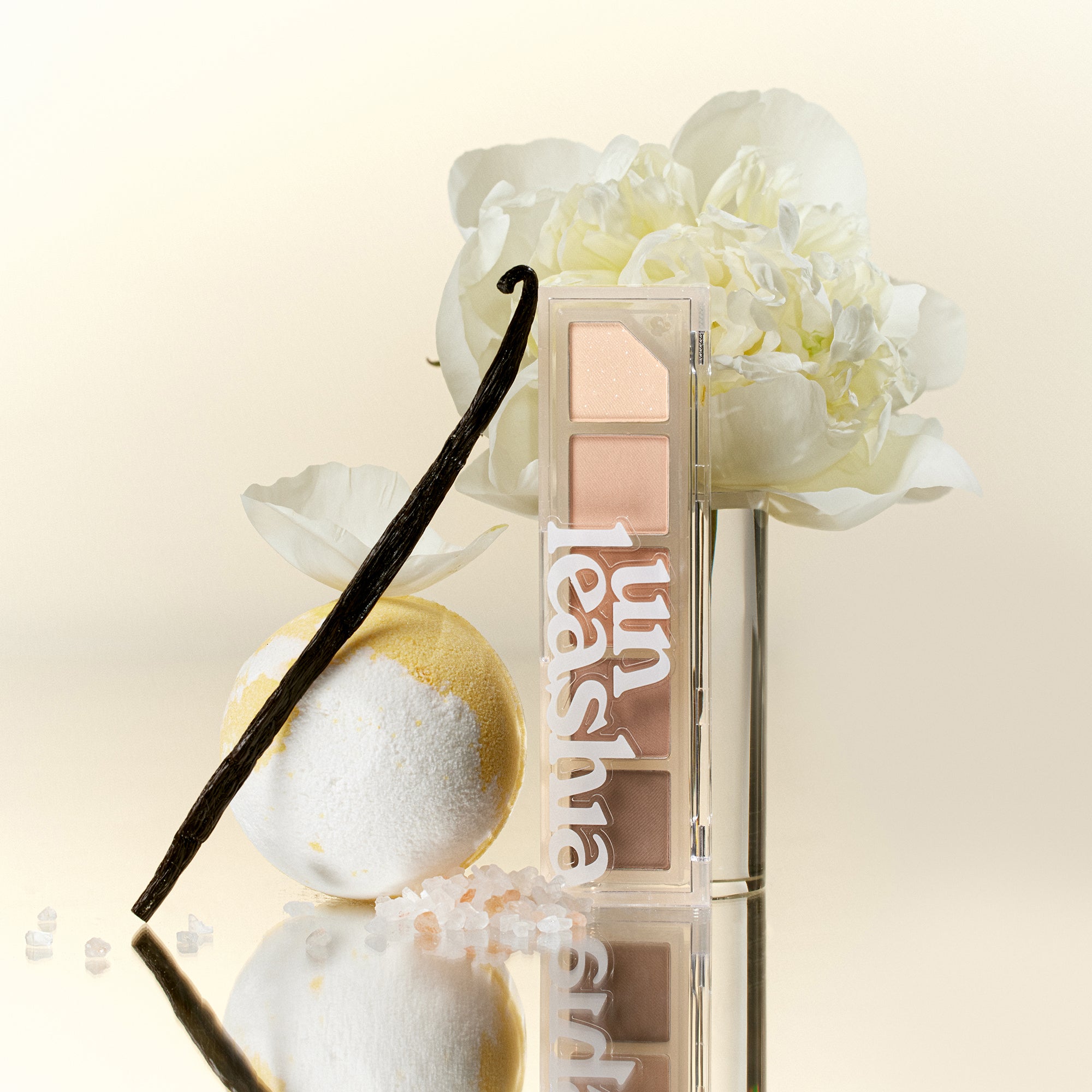 UNLEASHIA MOOD SHOWER Palette de fards à paupières et d'enlumineurs n° 1 Vanilla Shower 4 g #4