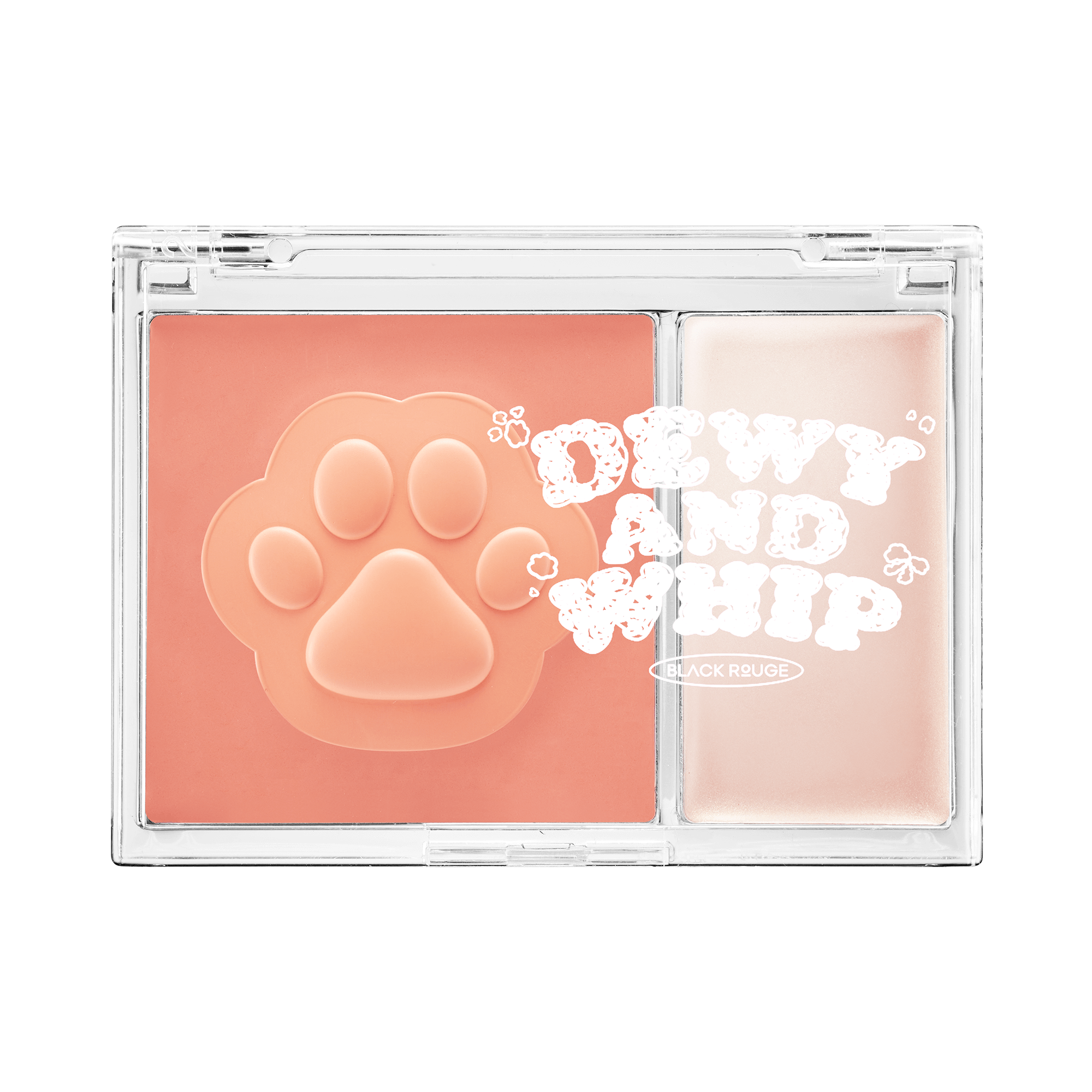 BLACK ROUGE DEWY WHIP CHEEK Kremowy róż i rozświetlacz 15 g #4