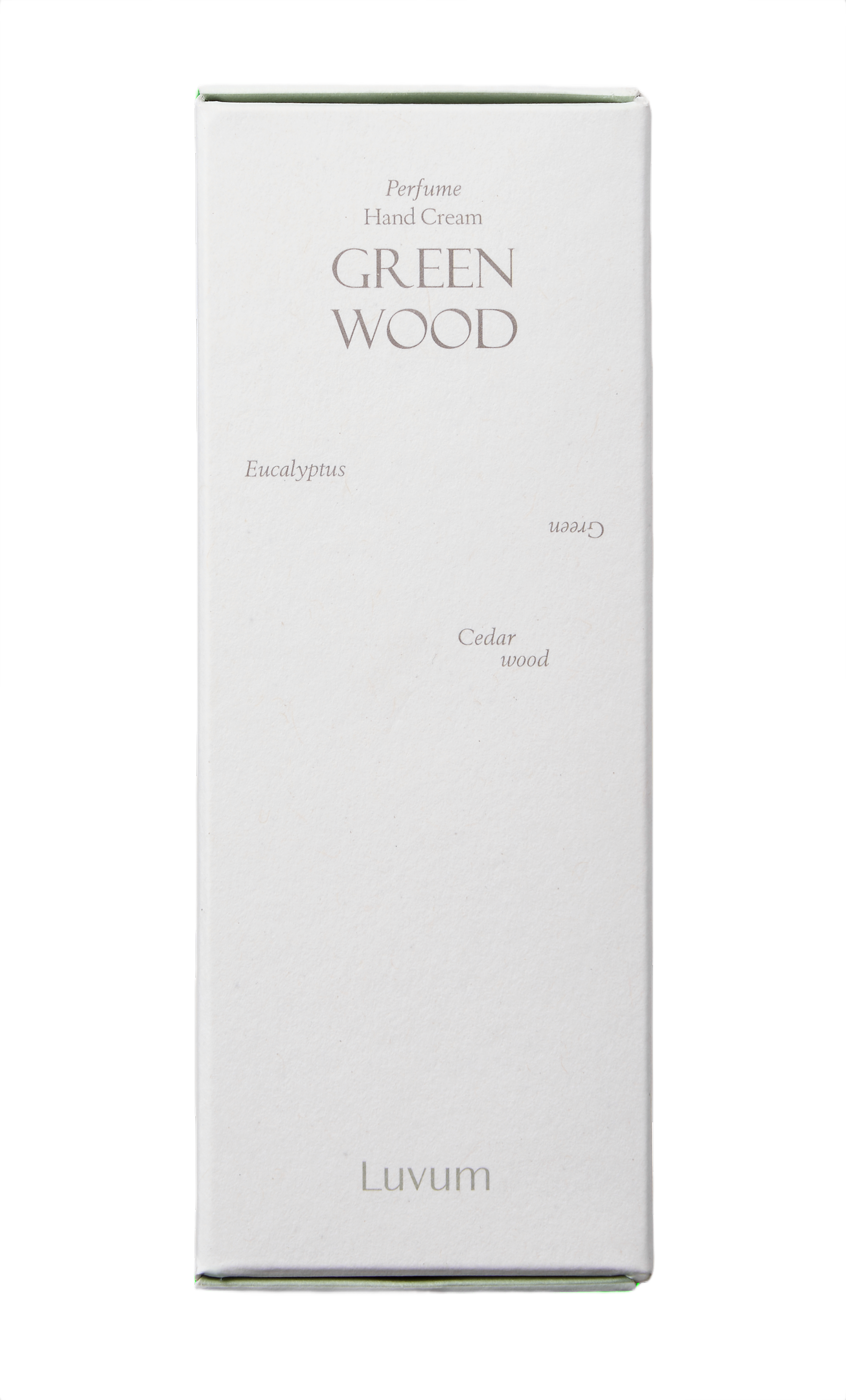 LUVUM PERFUME HANDCREAM GREEN WOOD Lehký, hydratační krém na ruce s relaxační vůní eukalyptu a cedrového dřeva 50 ml #2