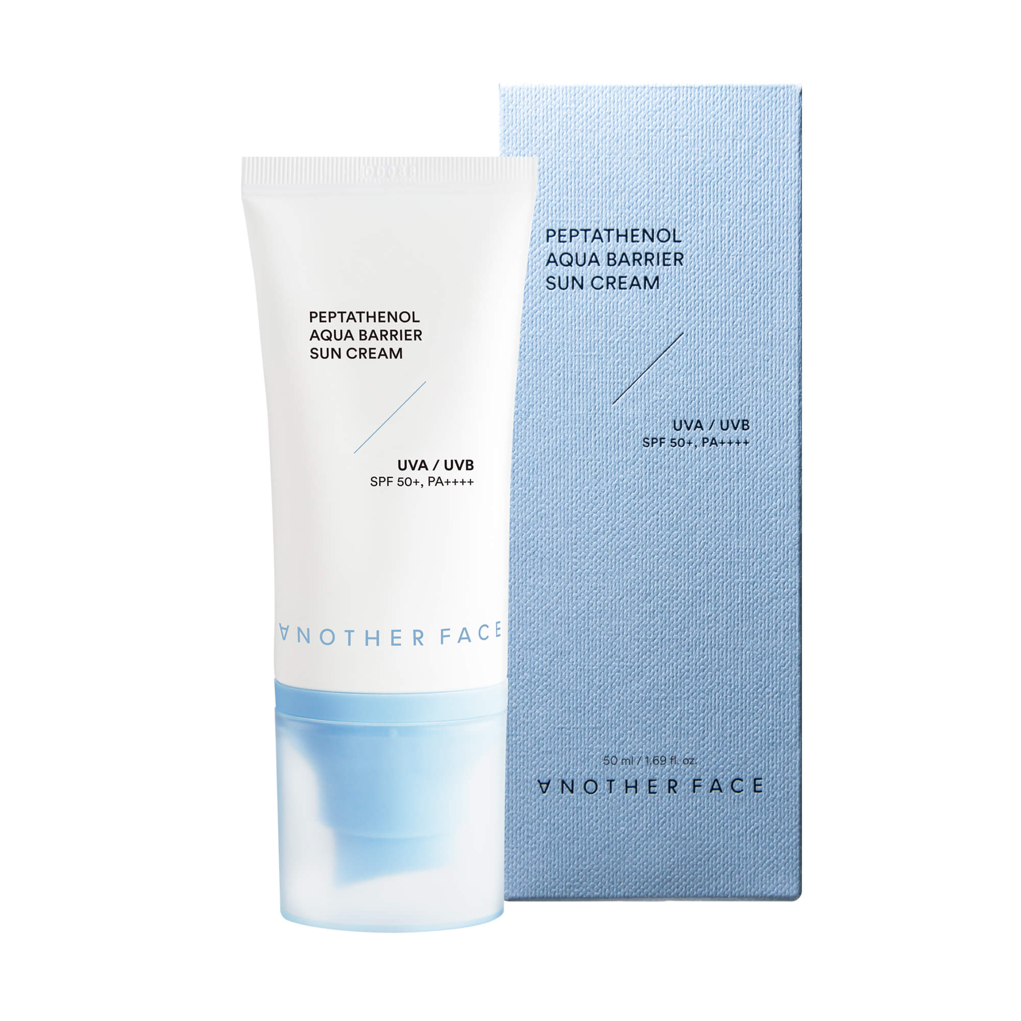 ANOTHER FACE PEPTATHENOL™ AQUA BARRIER SUN CREAM Crème hydratante visage avec filtre SPF50+ PA++++ 50 ml #2