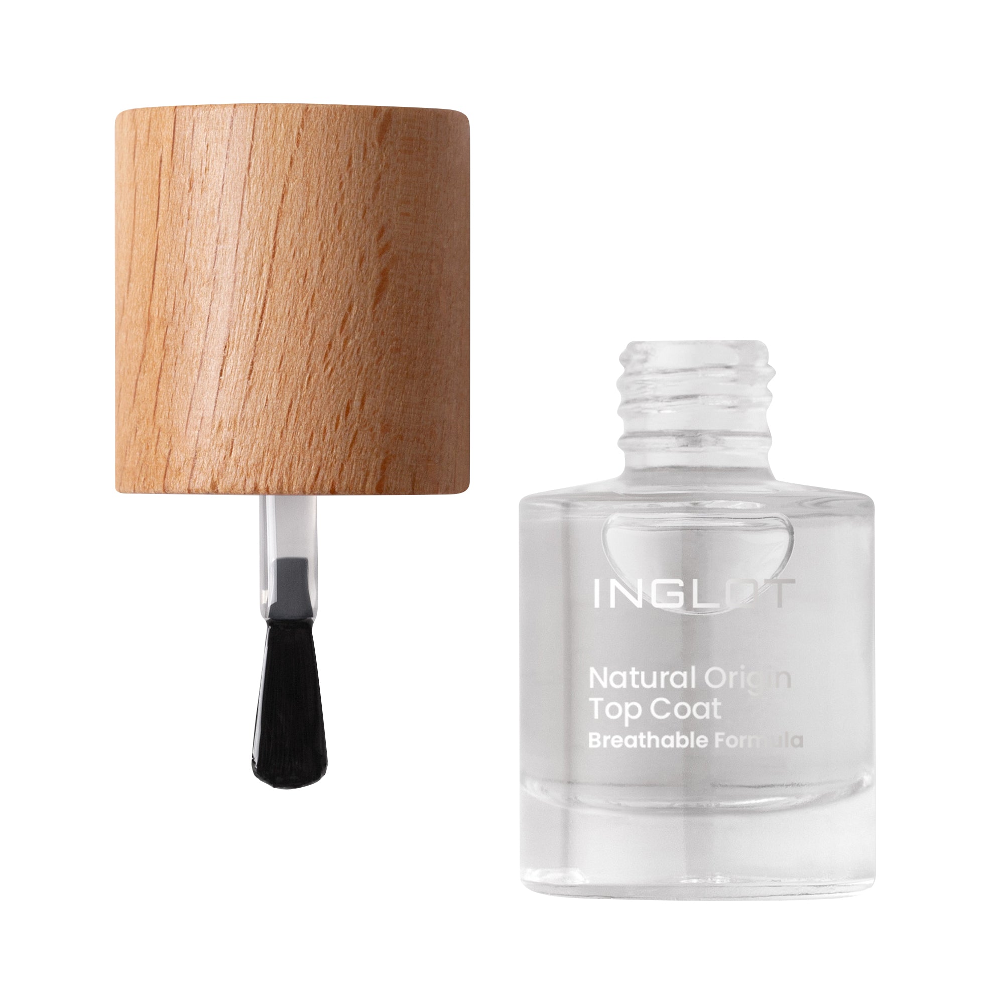 INGLOT NATURAL TOP COAT Żel 8 ml