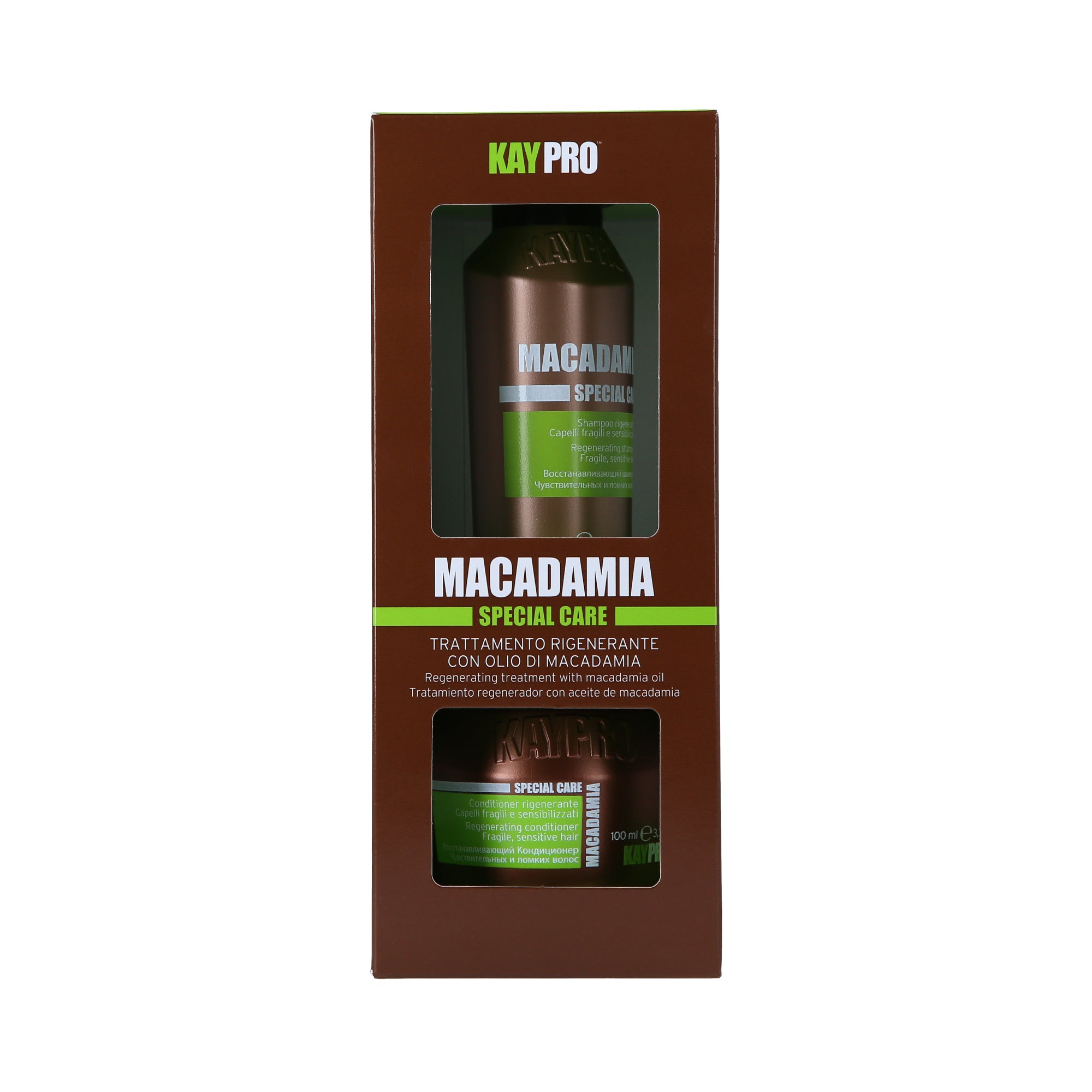 KAYPRO MACADAMIA SET Regenerujący zestaw do włosów cienkich i łamliwych 2 x 100 ml