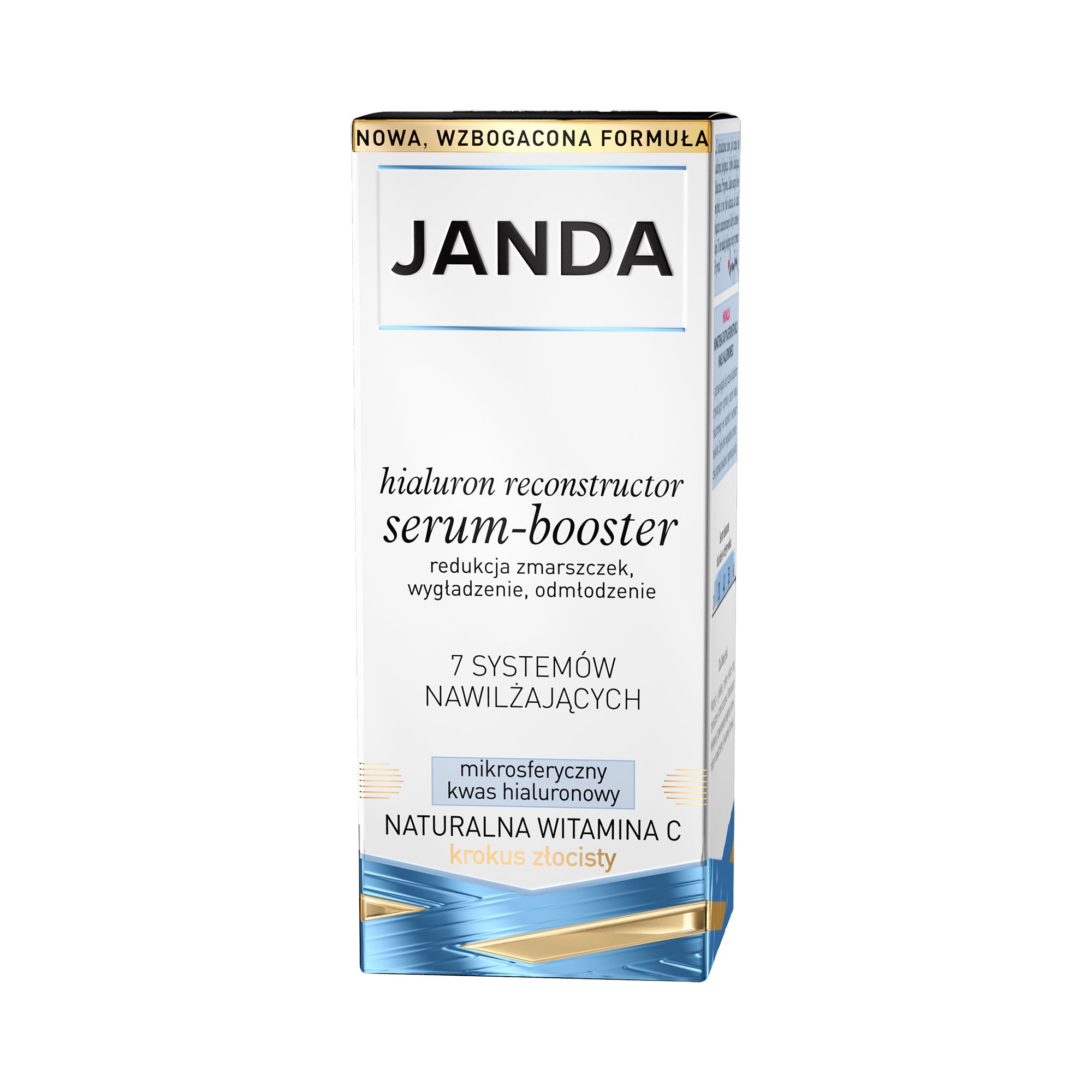 JANDA HIALURON Hyaluronové sérum, vyhlazující booster na den/noc 30 ml