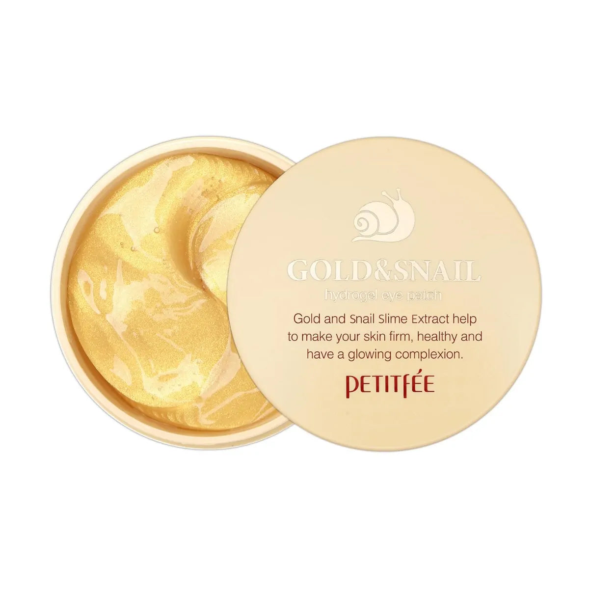 PETITFEE GOLD&SNAIL HYDROGEL EYE PATCH Patchs hydrogel pour les yeux à la bave d'escargot 60 pcs.