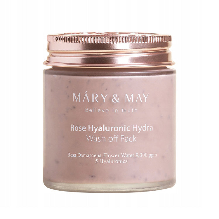 MARY & MAY ROSE HYALURONIC HYDRA Intensiv feuchtigkeitsspendende Maske mit Tonerde 125 g