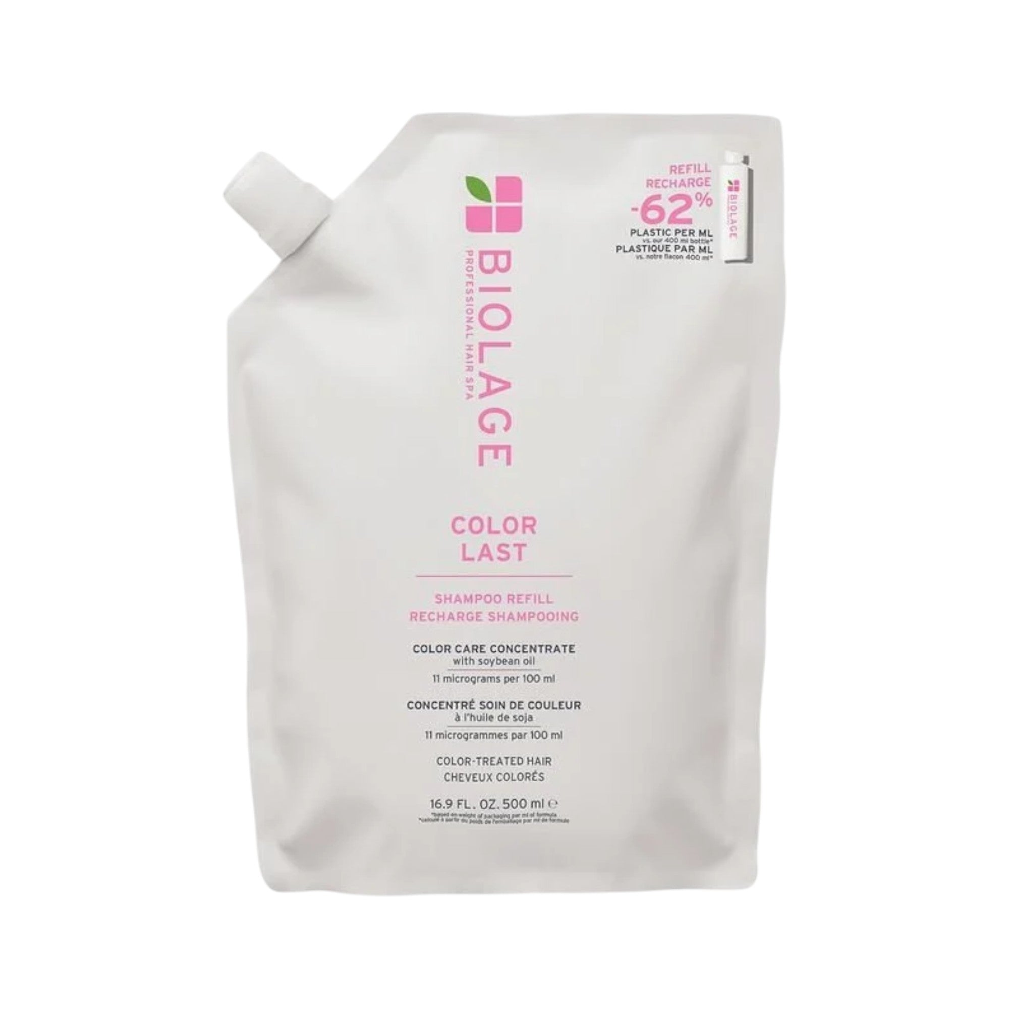 BIOLAGE COLOR LAST Shampoing pour cheveux colorés anti-décoloration RECHARGE 500 ml