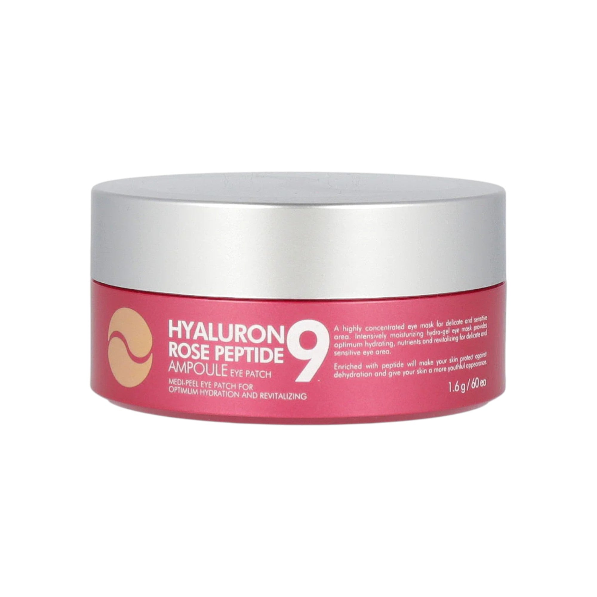 MEDI-PEEL HYALURON ROSE PEPTIDE 9 EYE PATCH Hydrogel-Augenpflaster mit Peptiden und Damaszener Rose 60 Stk.