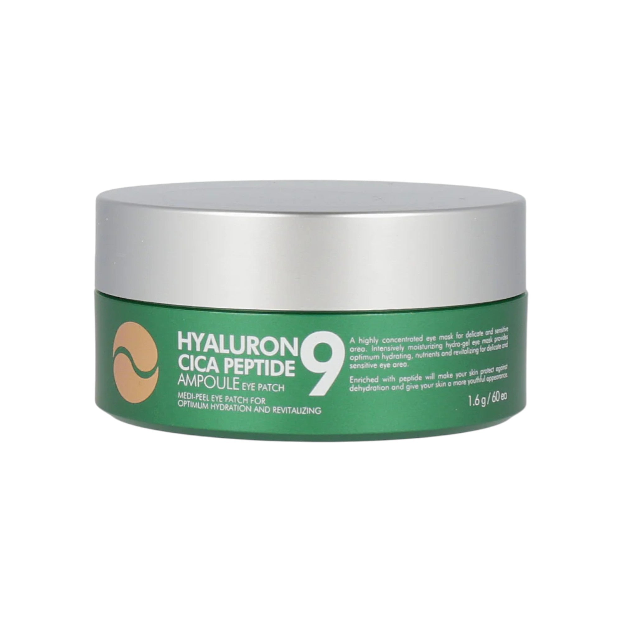 MEDI-PEEL HYALURON CICA PEPTIDE 9 EYE PATCH Beruhigende Augenpatches mit Peptiden 60 Stk.