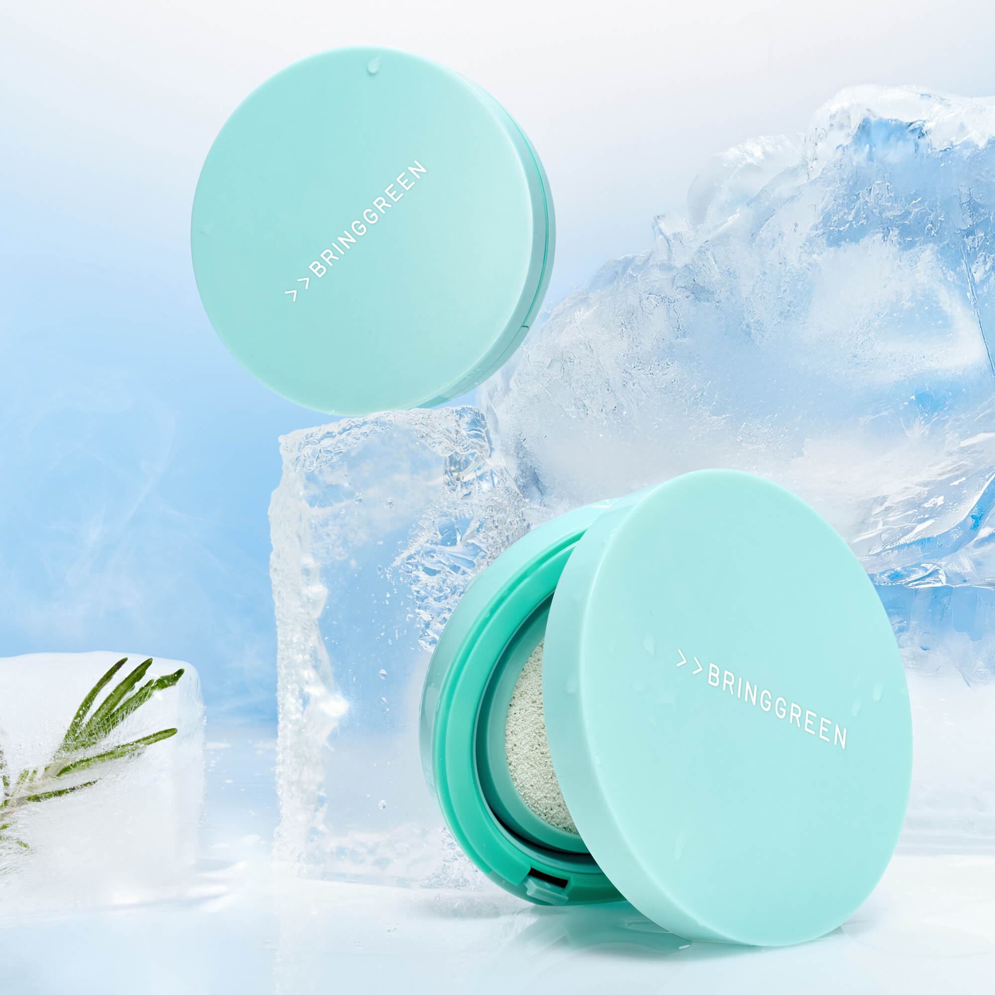 BRINGGREEN Tea Tree Cica Tone-up Sun Cushion SPF50+ PA++++ – Mineralisches Sonnenschutzkissen mit aufhellender Wirkung, 15 g #7