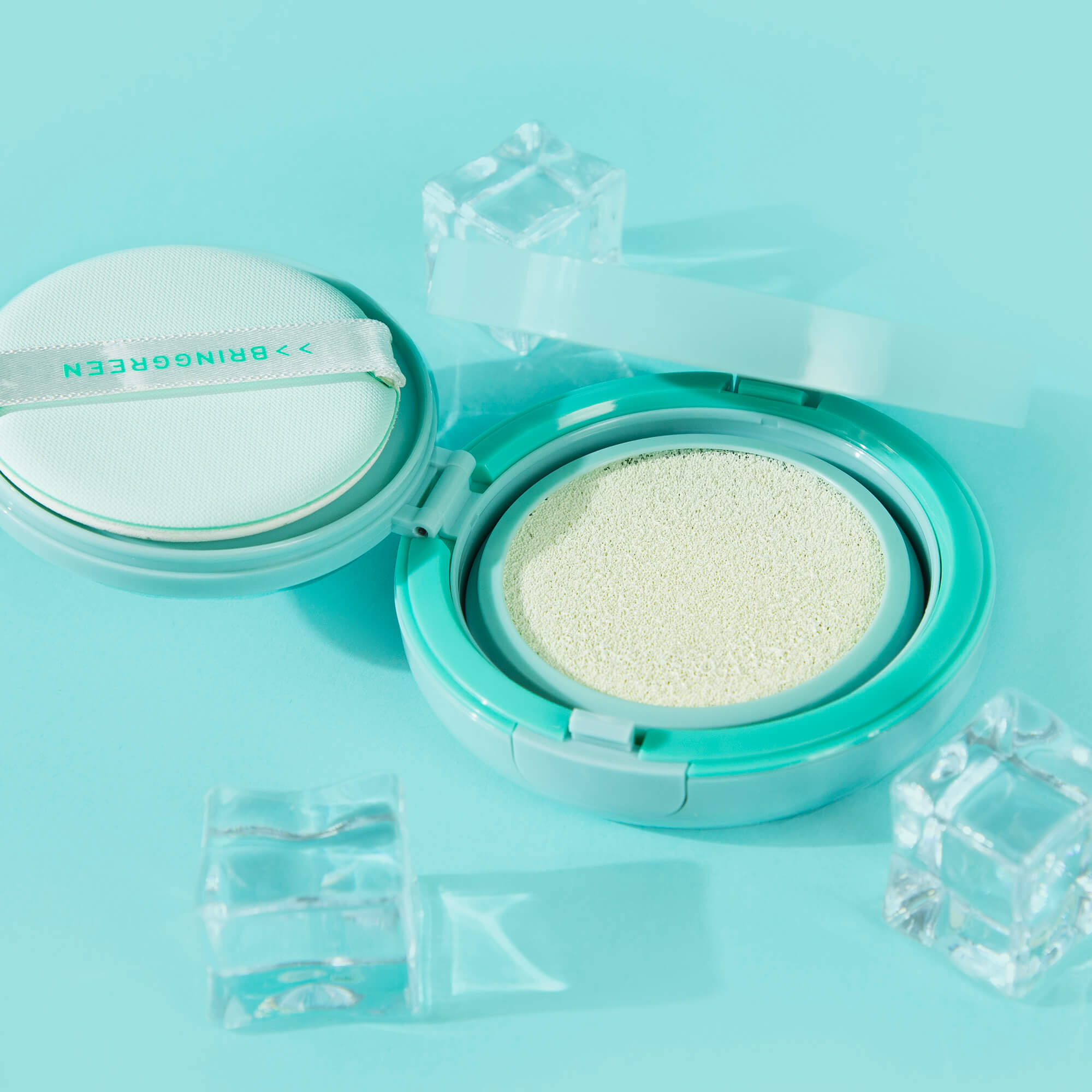 BRINGGREEN Tea Tree Cica Tone-up Sun Cushion SPF50+ PA++++ – Mineralisches Sonnenschutzkissen mit aufhellender Wirkung, 15 g #8