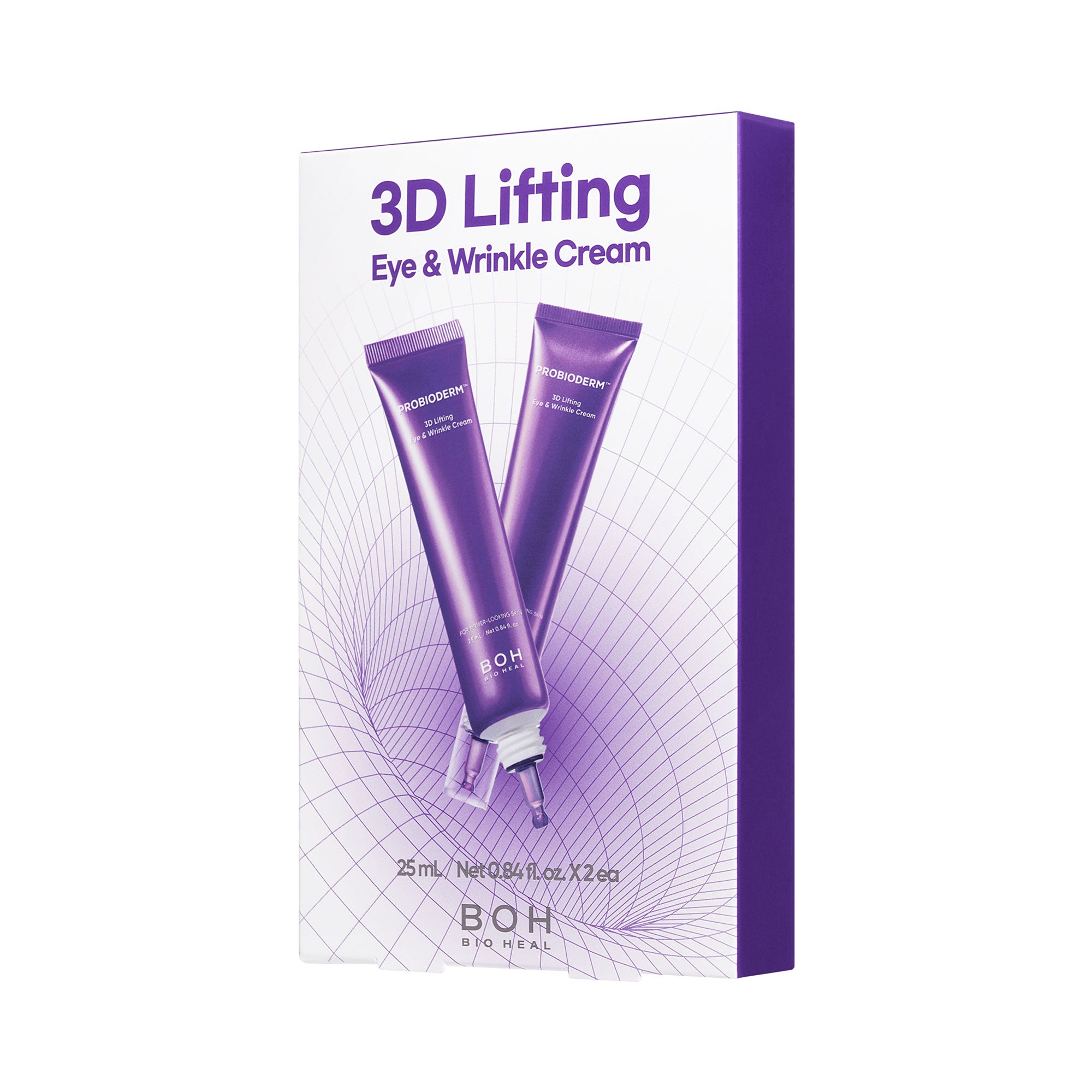 BIOHEAL BOH Probioderm™ Crème Yeux & Rides Liftante 3D – Soin contour des yeux et rides avancé (Lot de 2) 2 x 25 ml #3