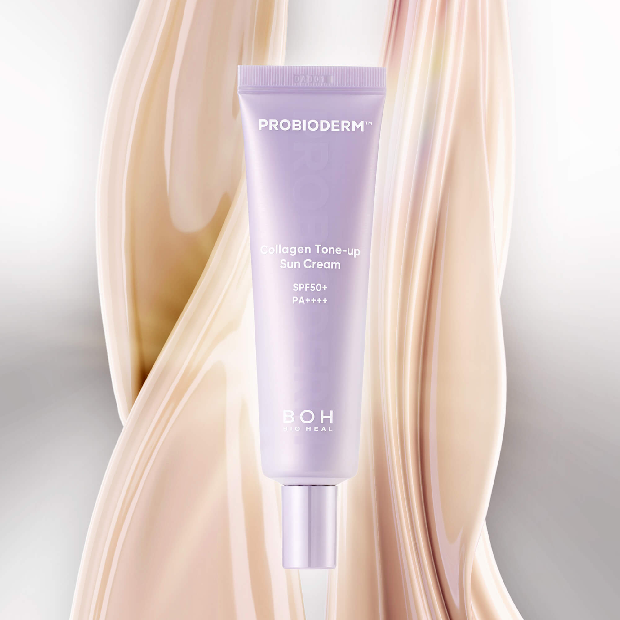 BOH BIO HEAL Probioderm™ Collagen Tone-Up Sun Cream SPF50+ PA++++ – Rozjasňující a tonizující opalovací krém 50 ml #4