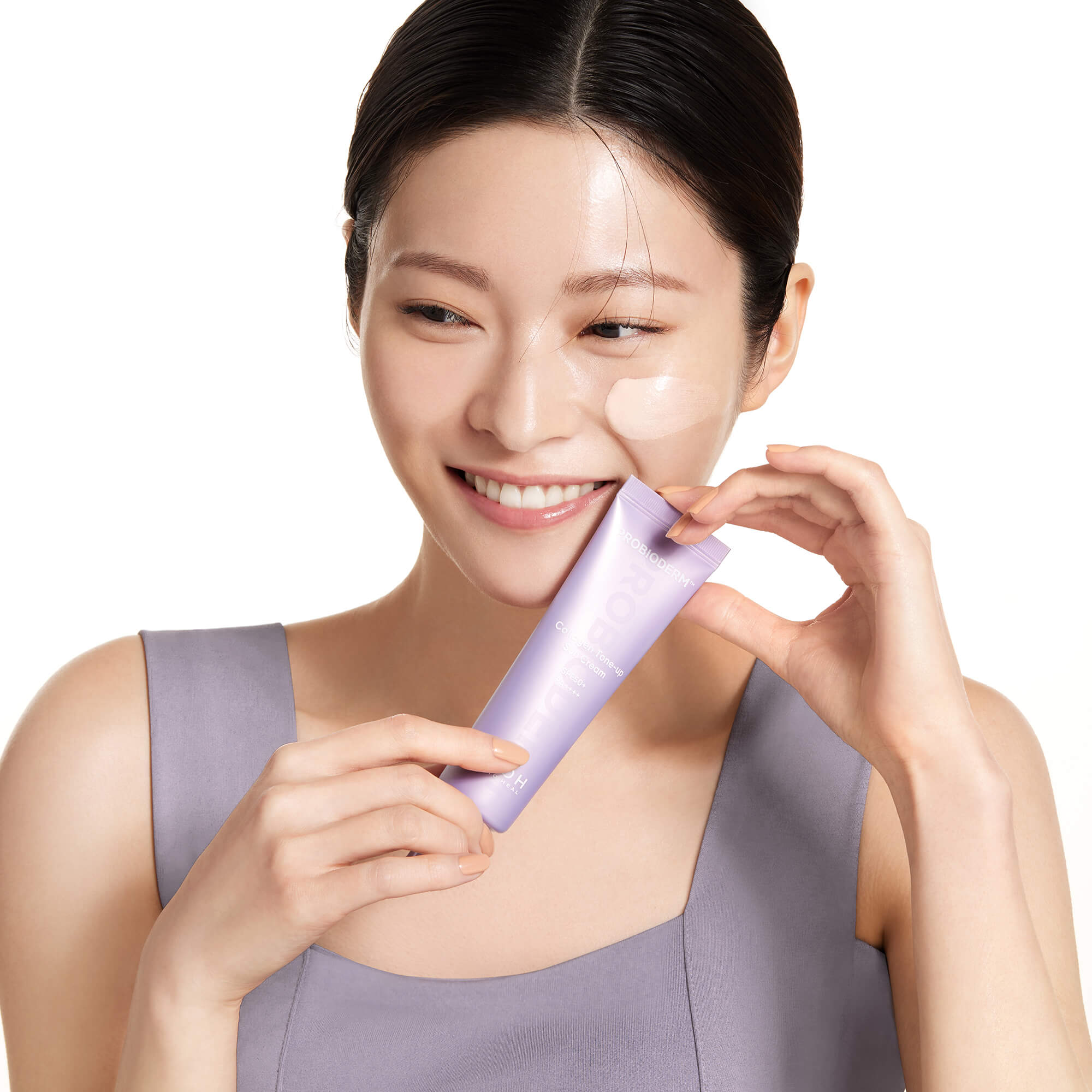 BOH BIO HEAL Probioderm™ Collagen Tone-Up Sun Cream SPF50+ PA++++ – Rozjasňující a tonizující opalovací krém 50 ml #7