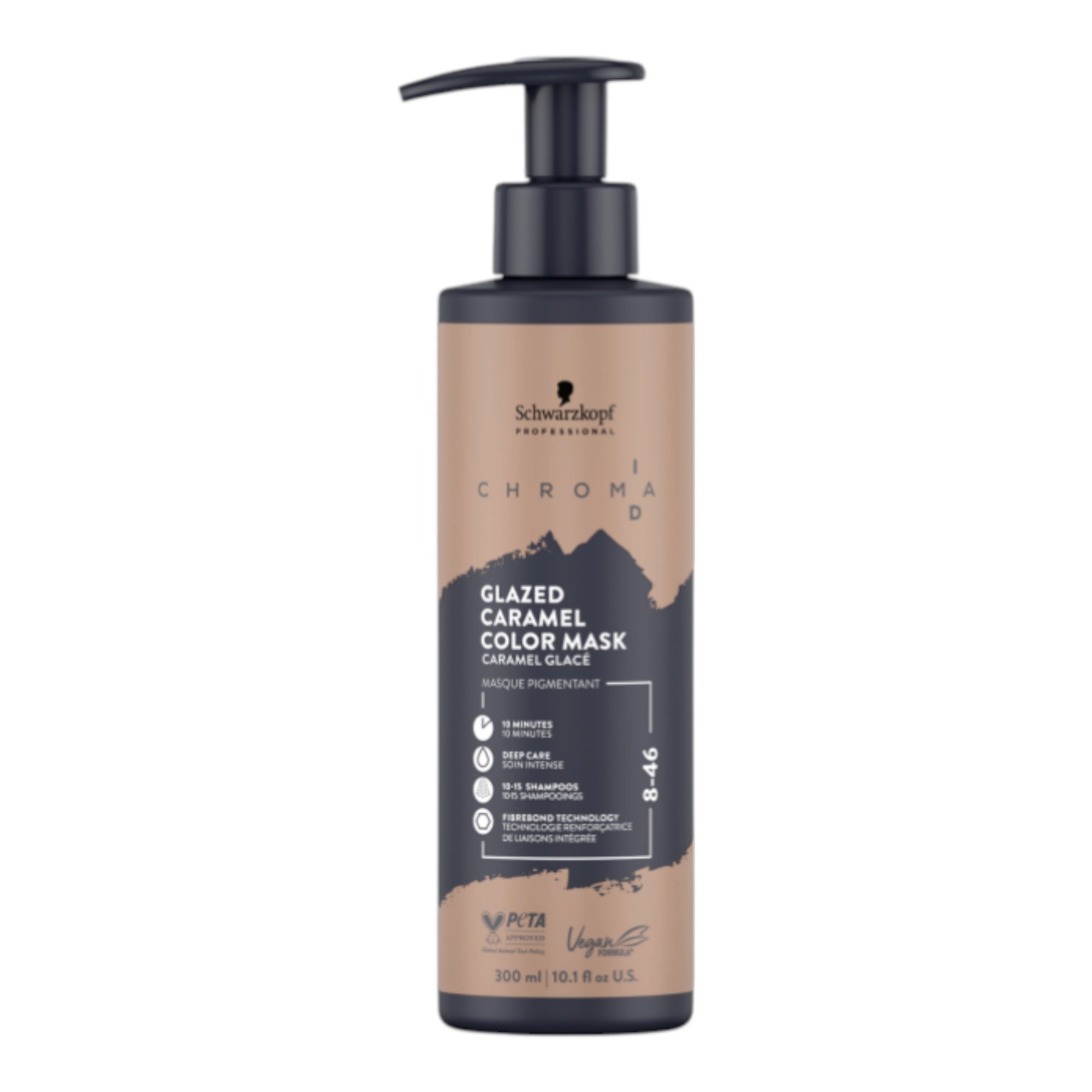 SCHWARZKOPF PROFESSIONAL CHROMA ID BONDING Barevná maska ​​osvěžující barva na vlasy 300 ml #4