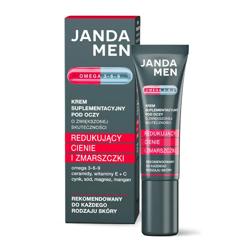 JANDA MEN OMEGA Crème contour des yeux pour hommes Oméga 3-6-9 15 ml
