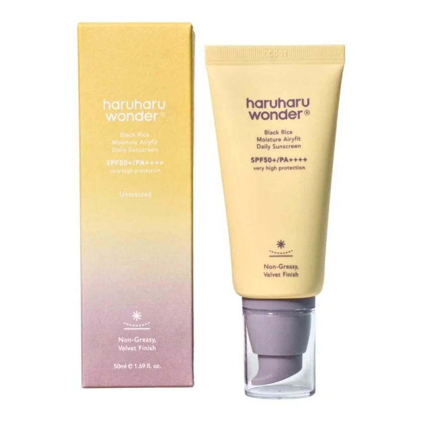 HARUHARU WONDER BLACK RICE AIRYFIT Krem przeciwsłoneczny z filtrem SPF50+ PA++++ 50 ml