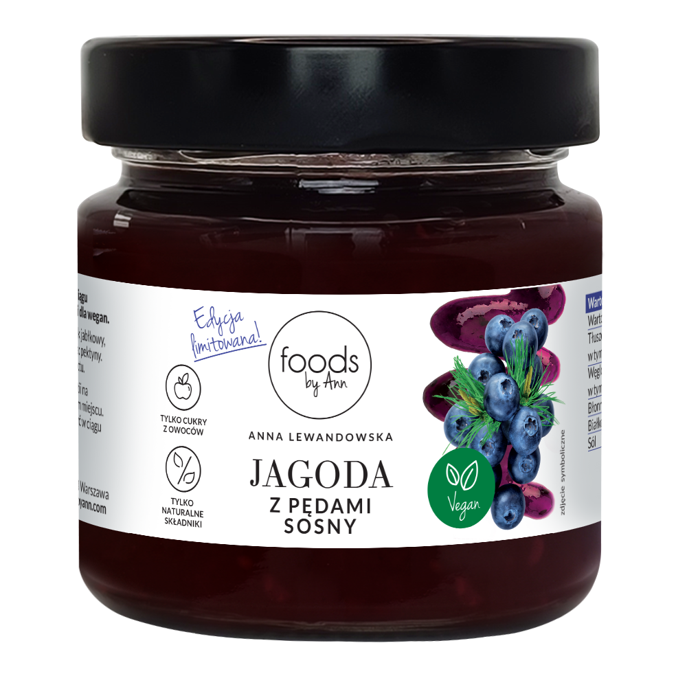 FOODS BY ANN Dżem jagoda z pędami sosny 200 g