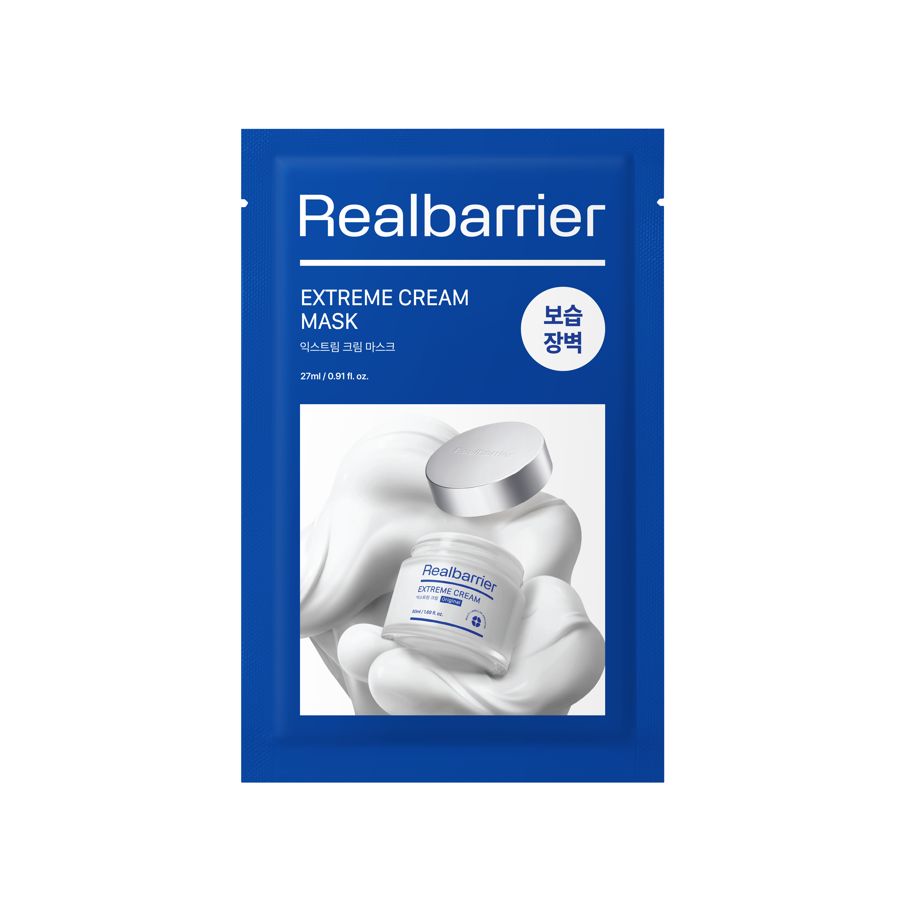 REAL BARRIER EXTREME CREAM MASK Intenzivně hydratační plátěná maska 27 ml