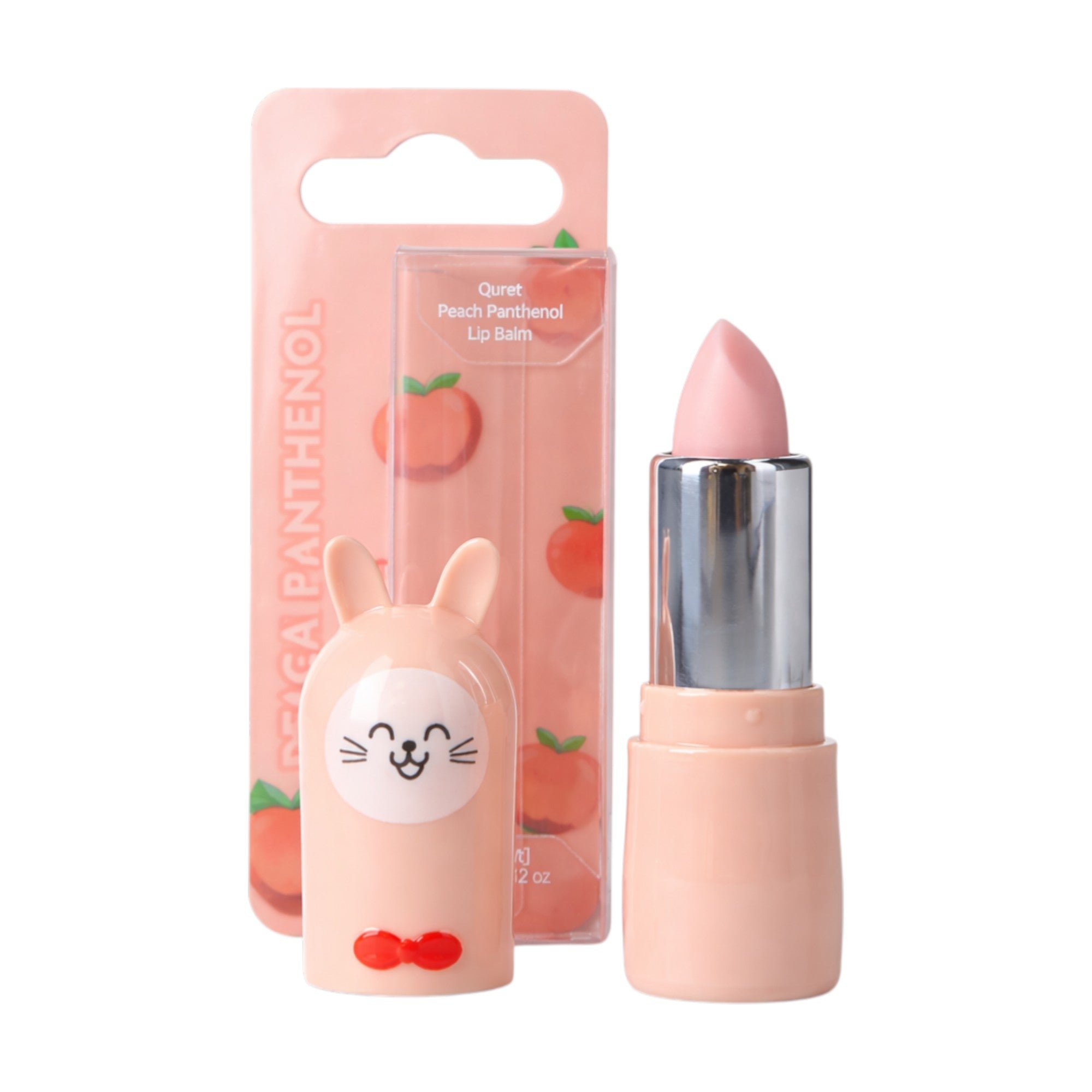 QURET Balsamo Labbra Idratante al Pantenolo, Pesca 3,5 g #2