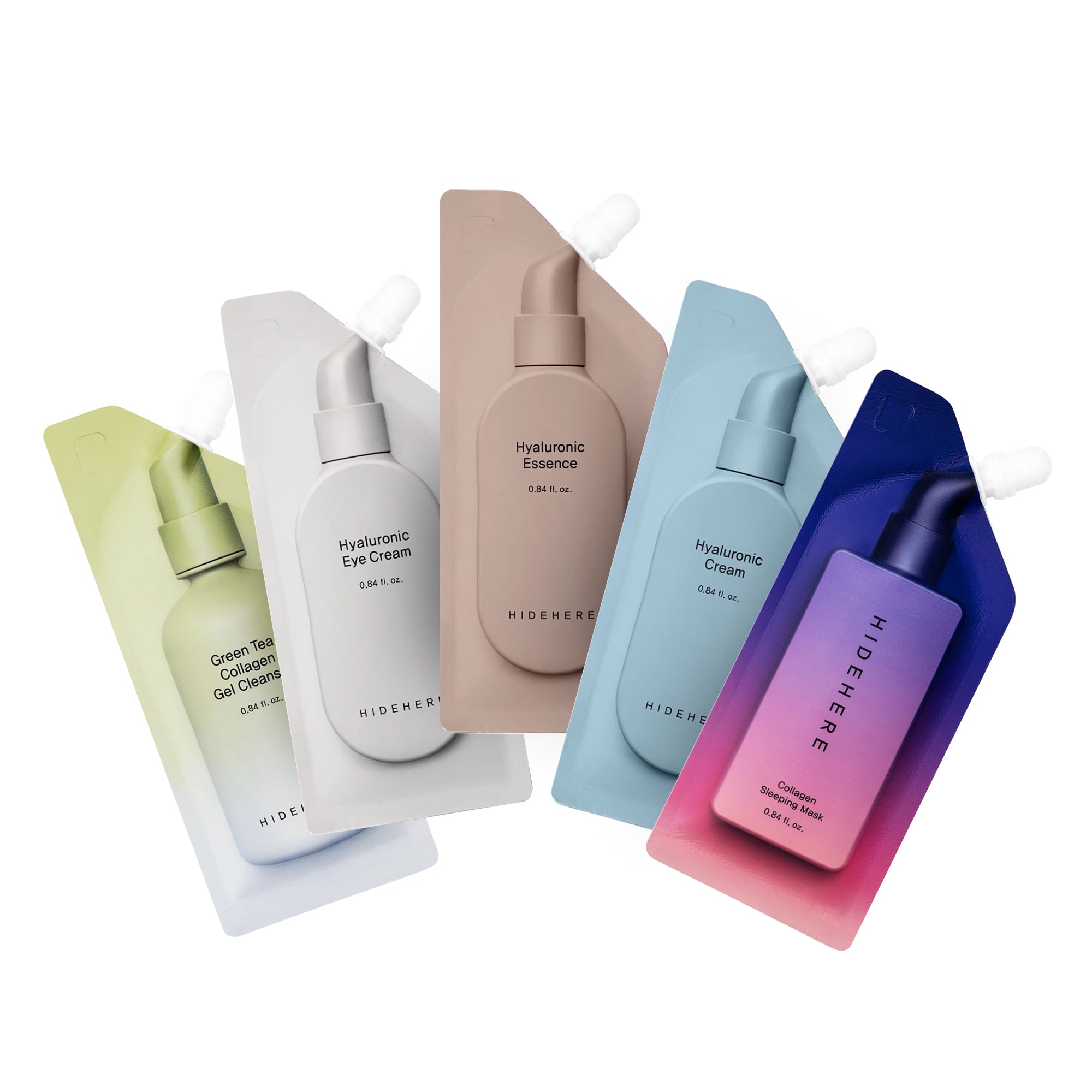 HIDEHERE DAY ROUTINE SET BLUE Sada, pětikroková korejská péče #2