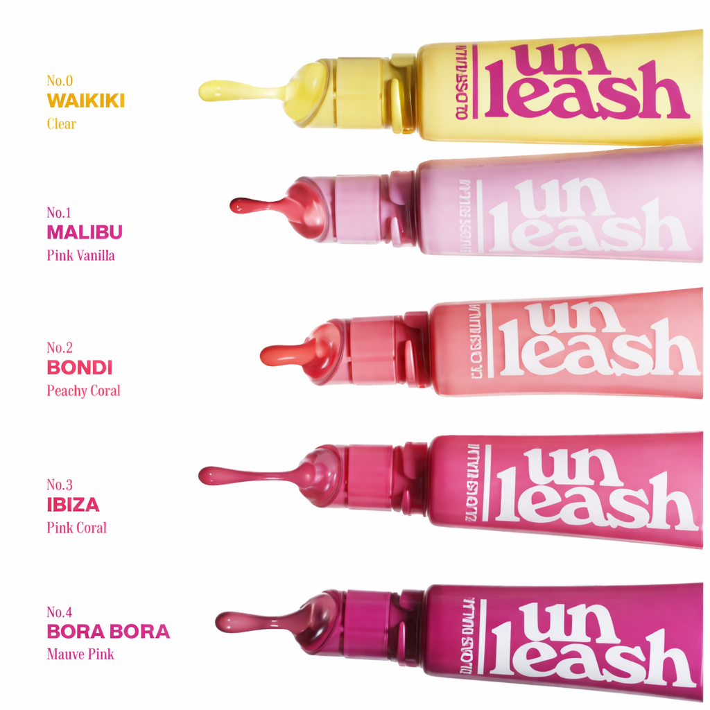 UNLEASHIA SUNSET DAZZLE GLOSS BALM Peptid-Lipgloss, 10 g