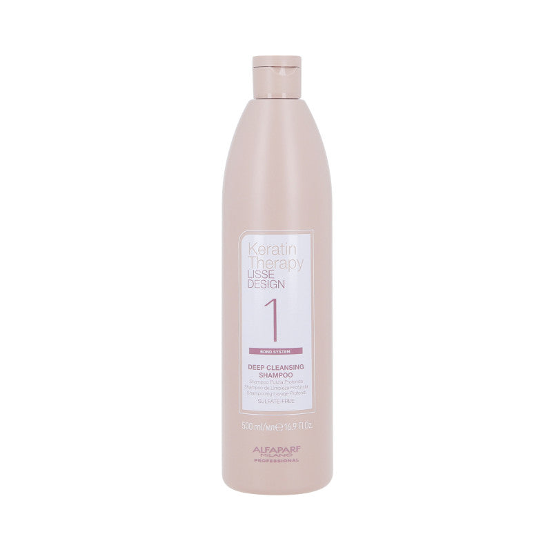 ALFAPARF LISSE DESIGN KERATIN THERAPY Hloubkově čistící šampon 500 ml