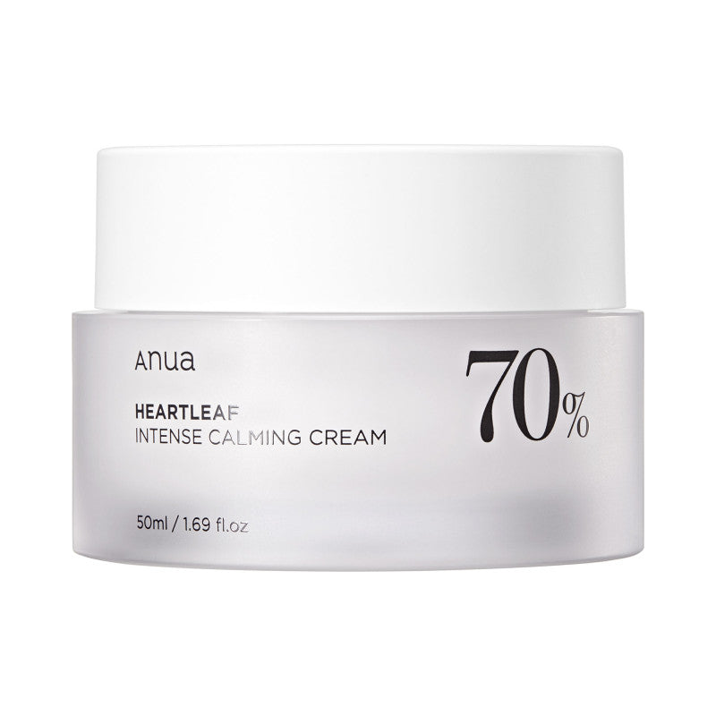 ANUA HEARTLEAF 70 INTENSE CALMING Crème apaisante riche aux céramides et au panthénol 50 ml