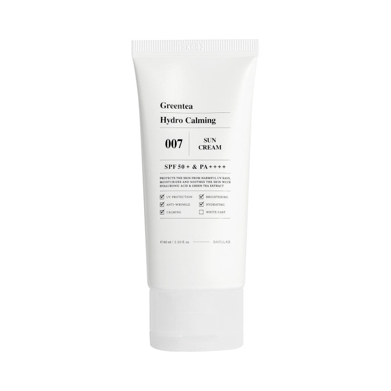 BARULAB GREENTEA SPF 50+ PA++++ Hydratační opalovací krém se zeleným čajem 60 ml