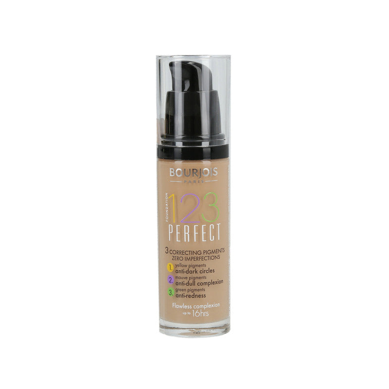 BOURJOIS 123 PERFECT Unifying Foundation 57 Light Bronze 30ml