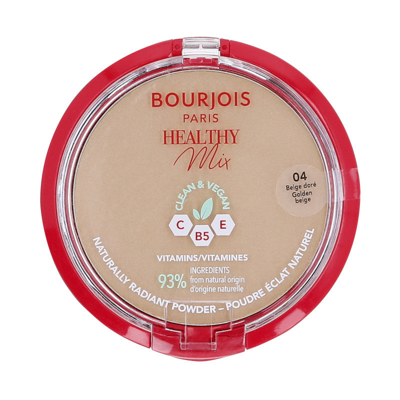 BOURJOIS HEALTHY MIX VEGAN Poudre compacte visage 04 Golden Beige 10g