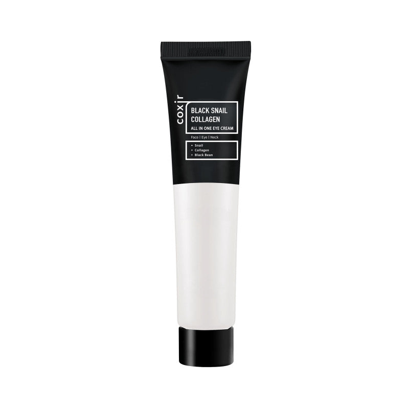 COXIR BLACK SNAIL COLLAGEN LINE Crème contour des yeux multifonctionnelle et anti-âge à la mucine d'escargot et au collagène 30 ml