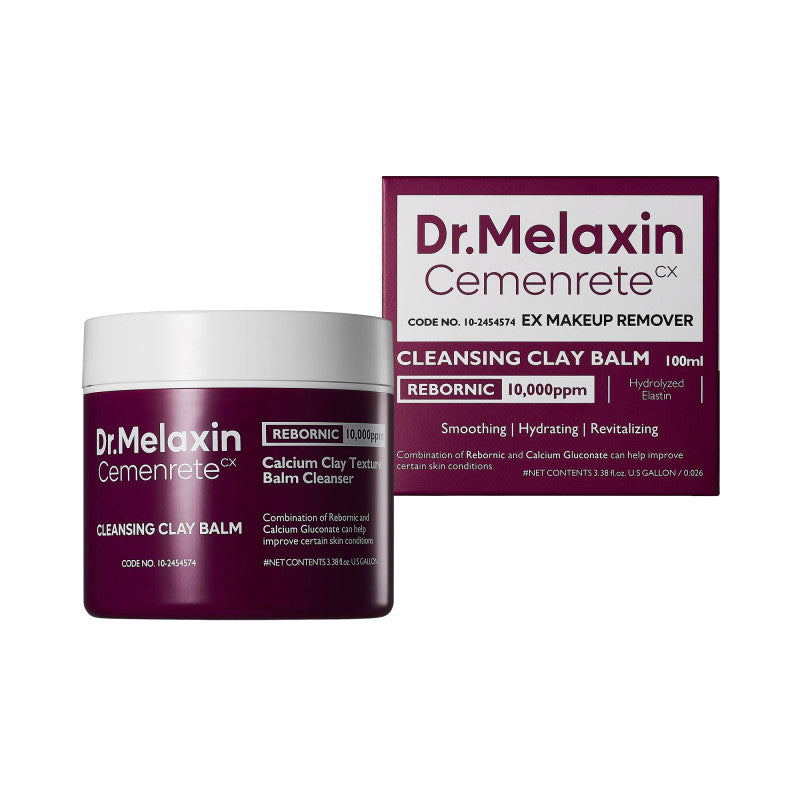 DR.MELAXIN CEMENRETE LINE Reinigender Tonbalsam zur Make-up-Entfernung und Hautpflege 100 ml