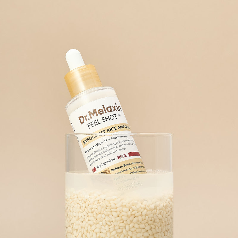 DR.MELAXIN PEEL SHOT LINE Sanft peelende Ampulle mit weißem Reisextrakt 80 ml #2