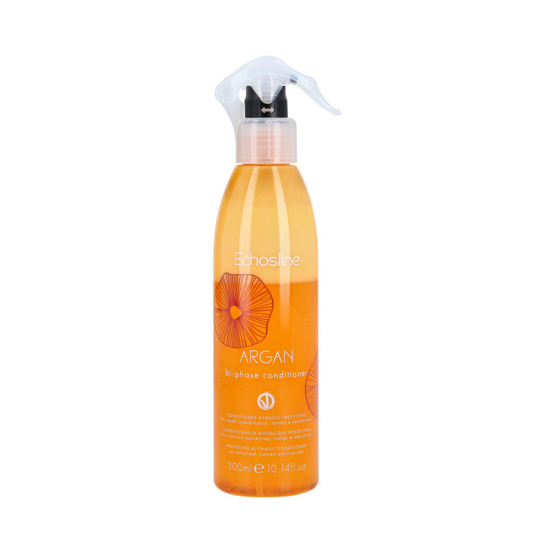 ECHOSLINE ARGAN BI-PHASE Veganer Zweiphasen-Leave-In-Conditioner mit Arganöl 300ml