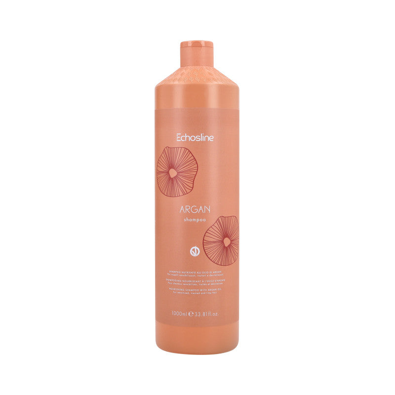 ECHOSLINE ARGAN NOURISHING Wegański szampon arganowy do włosów suchych 1000 ml