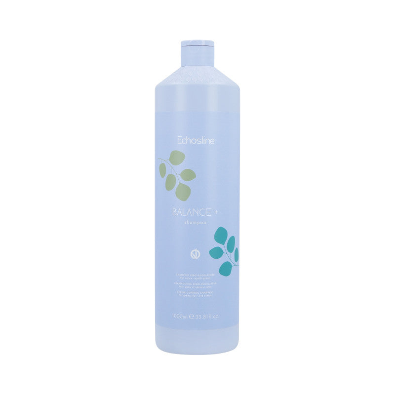 ECHOSLINE BALANCE PLUS Shampoo riequilibrante vegano per cuoio capelluto grasso 1000ml