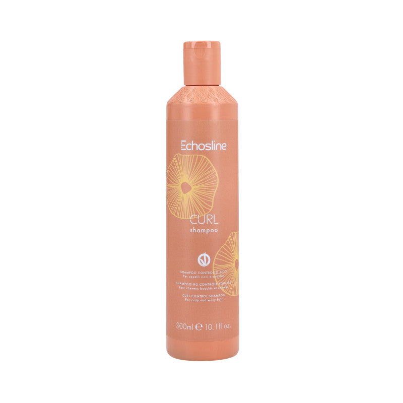 ECHOSLINE CURL VEG Shampoo idratante vegano per capelli ricci e mossi 300ml