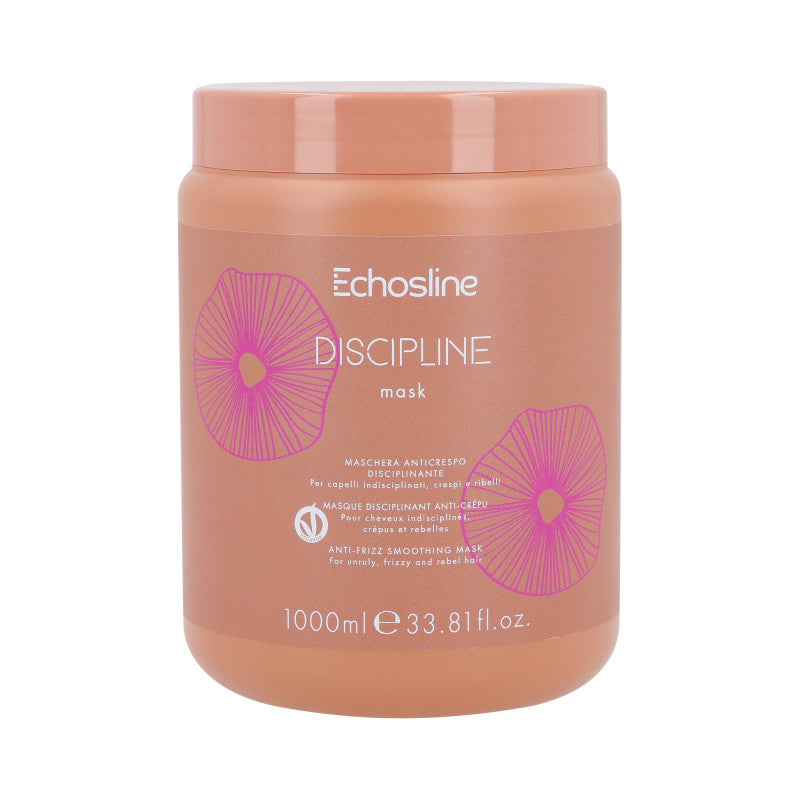 ECHOSLINE DISCIPLINE ANTI-FRIZZ Veganská disciplinující maska proti krepatění vlasů 1000ml