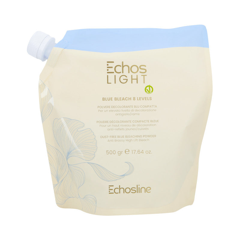 ECHOSLINE ECHOS LIGHT BLUE BLEACH&LEVELS Bezpyłowy niebieski proszek rozjaśniający włosy 500 g