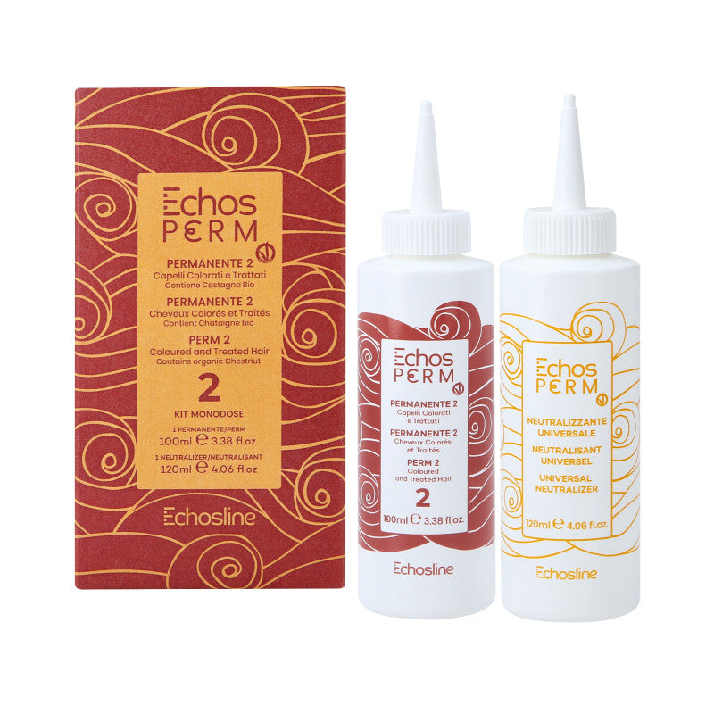 ECHOSLINE PERM Dauerwellenset P2 Coloriertes Haar 100ml+120ml