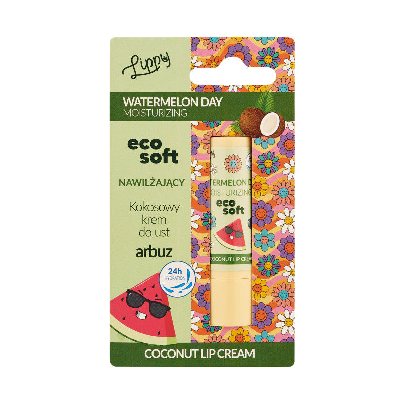ECO SOFT LIPPY DAY Hydratační krém na rty Meloun 4,8ml