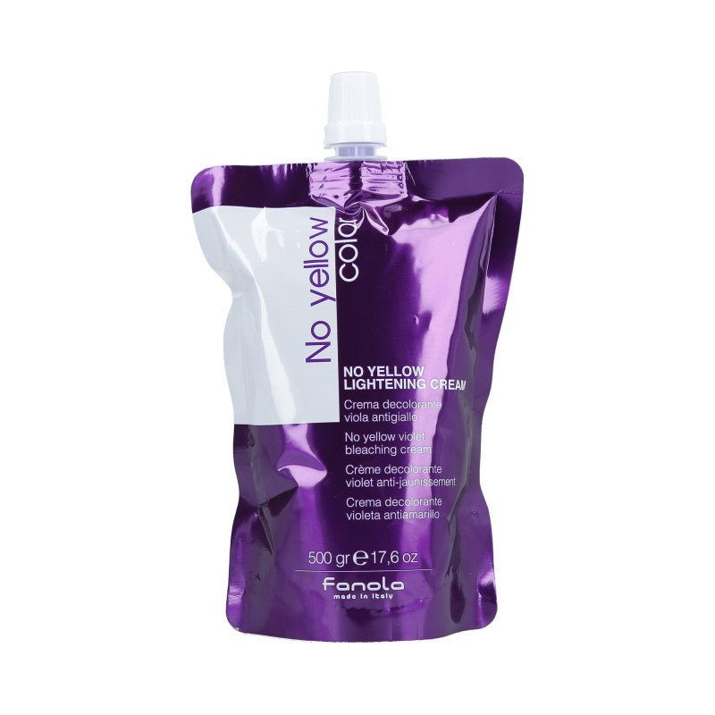 FANOLA NO YELLOW Rozjaśniacz do włosów w kremie 500 g