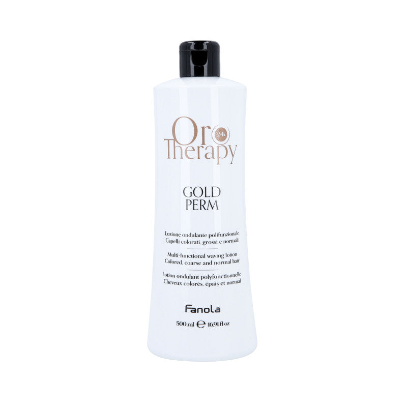 FANOLA ORO THERAPY ORO PERM Liquido multifunzionale per ondulare capelli colorati e folti 500ml